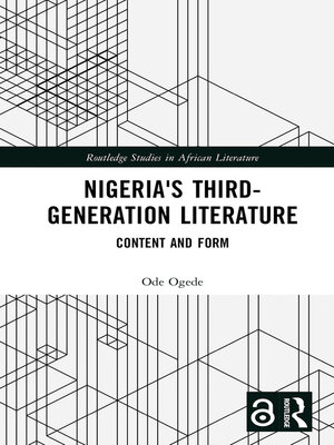 cover image of Nigeria's Third-Generation Literature